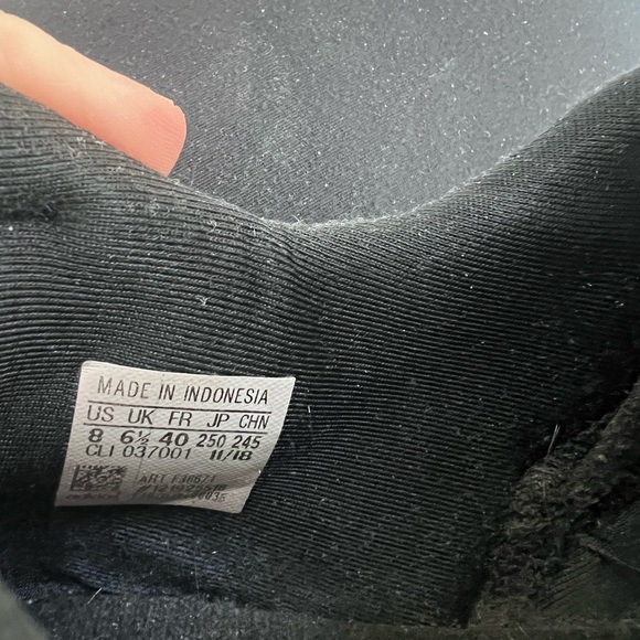 adidas Black and Gray Athletic Sneakers - Picture 3 of 3